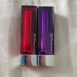 Maybelline Vivid Lipstick Set - Scarlet and Violet